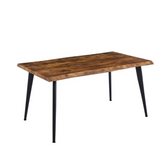 The Velets Lia Dining Table MDF Top With Tapered Legs